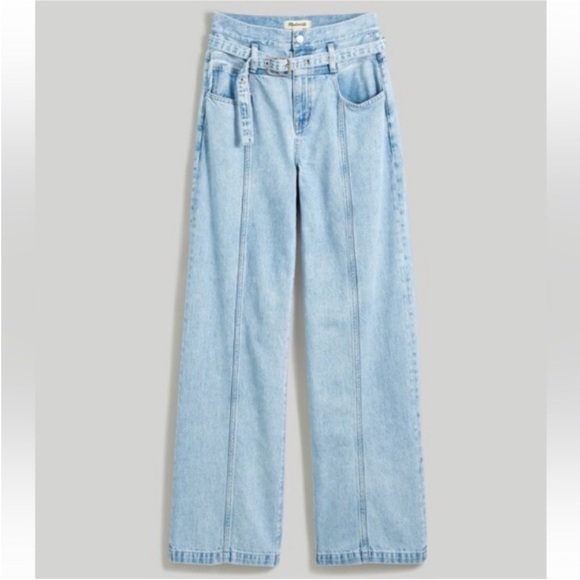 Madewell Denim - Madewell belted baggy jean